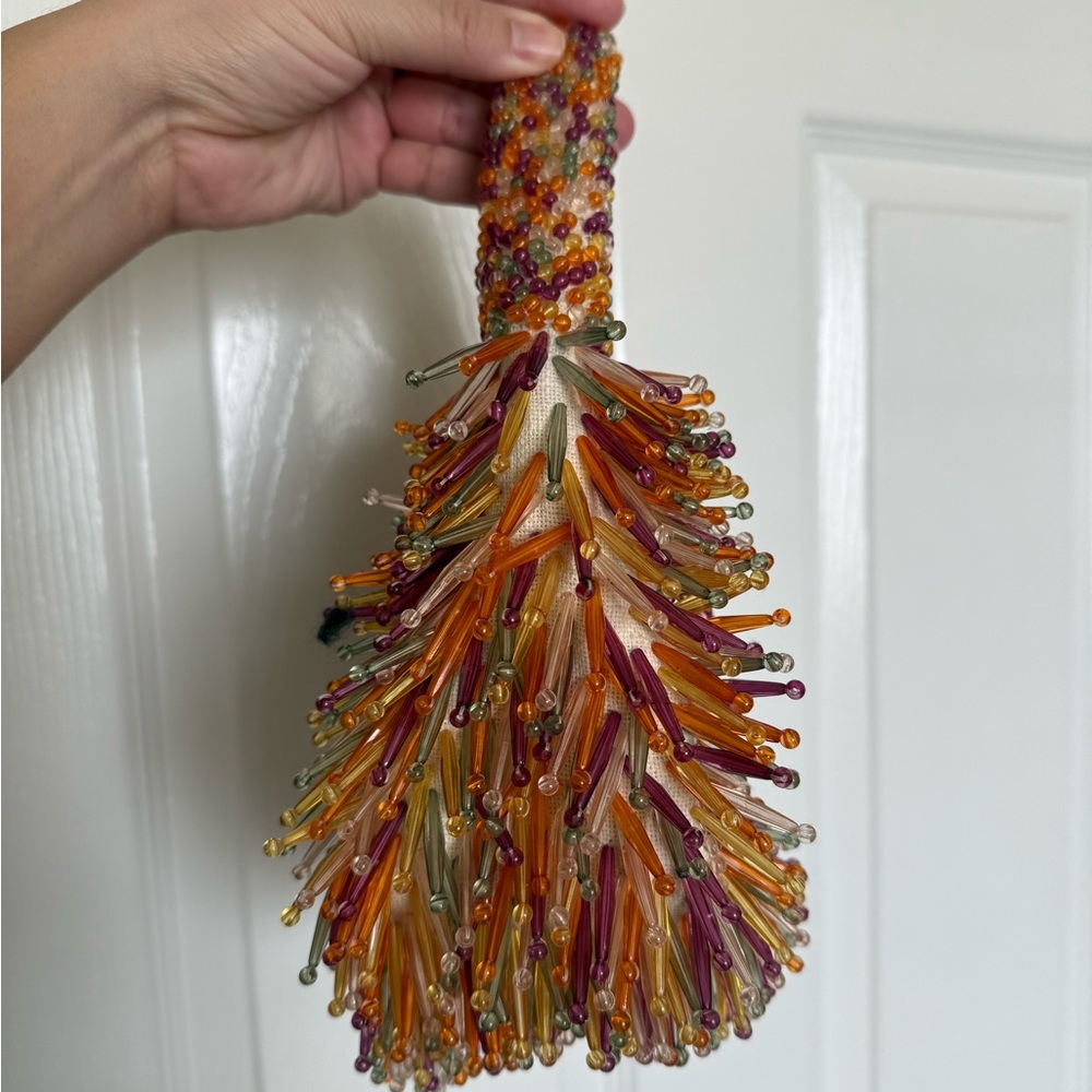 Beaded Fringe Mini Bag in Multicolor - Stylish Evening Accent - Picture 2 of 6
